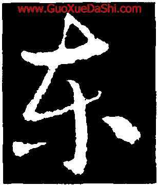 東,索靖,書法字典